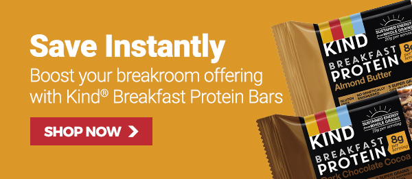Save on KIND® Breakfast Protein Bars. 