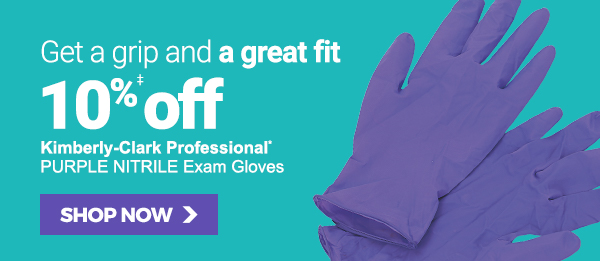 10% OFF Exam Gloves plus up to 20% OFF facility needs. 