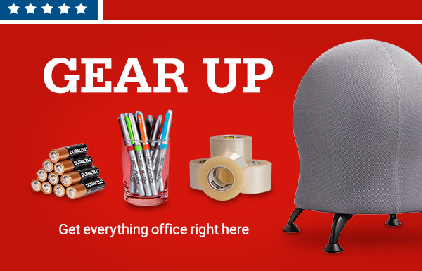 Gear up—Get everything office right here 