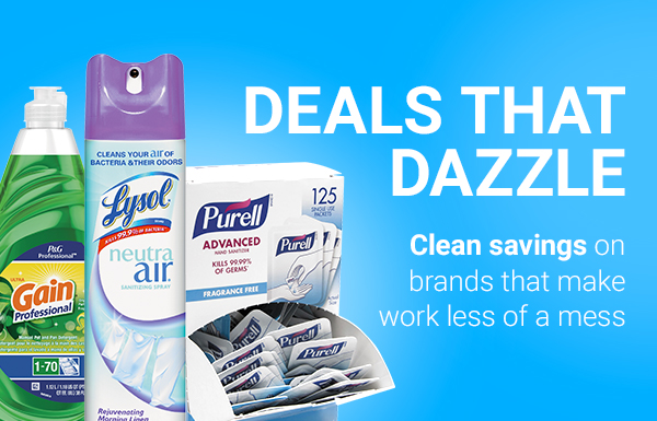 Deals that Dazzle – Clean savings on brands that make work less of a mess 